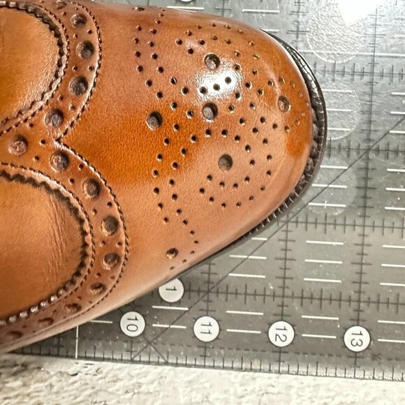 Church’s Sandringham 173 UK 8.5 F US 9.5 Brown Leather Wingtip Oxford Shoes - Picture 11 of 12